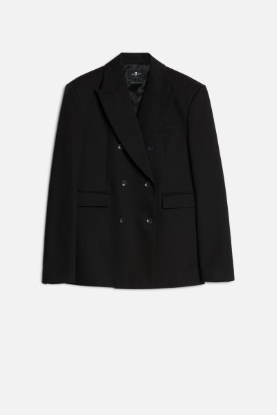Double Breasted Blazer in Black