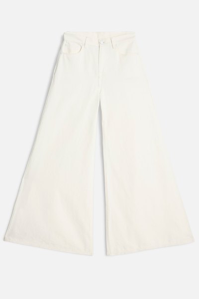 Linen Blend Willow Palazzo Wide in Ostuni