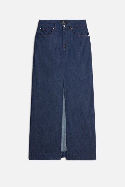 Weightless Front Slit Maxi Skirt in Halona
