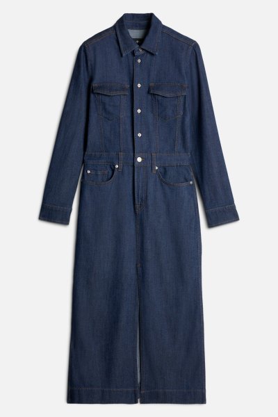 Weightless Denim Maxi Dress in Halona
