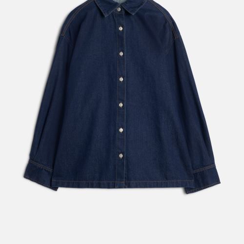 MANKIND Pleated Overshirt in Franklin