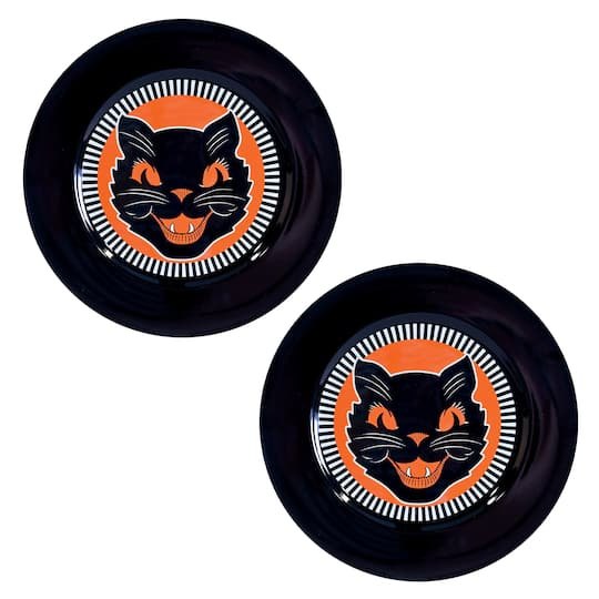 Beistle Vintage Halloween Black Cat Platters, 2ct. | 12.75 | Michaels