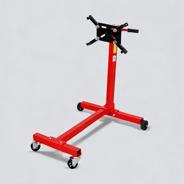 Naturefalls 360-Degree Rotating Engine Stand with 1 000 lb Capacity Steel Construction Deep Red one_size | IUY76NTMXZOA