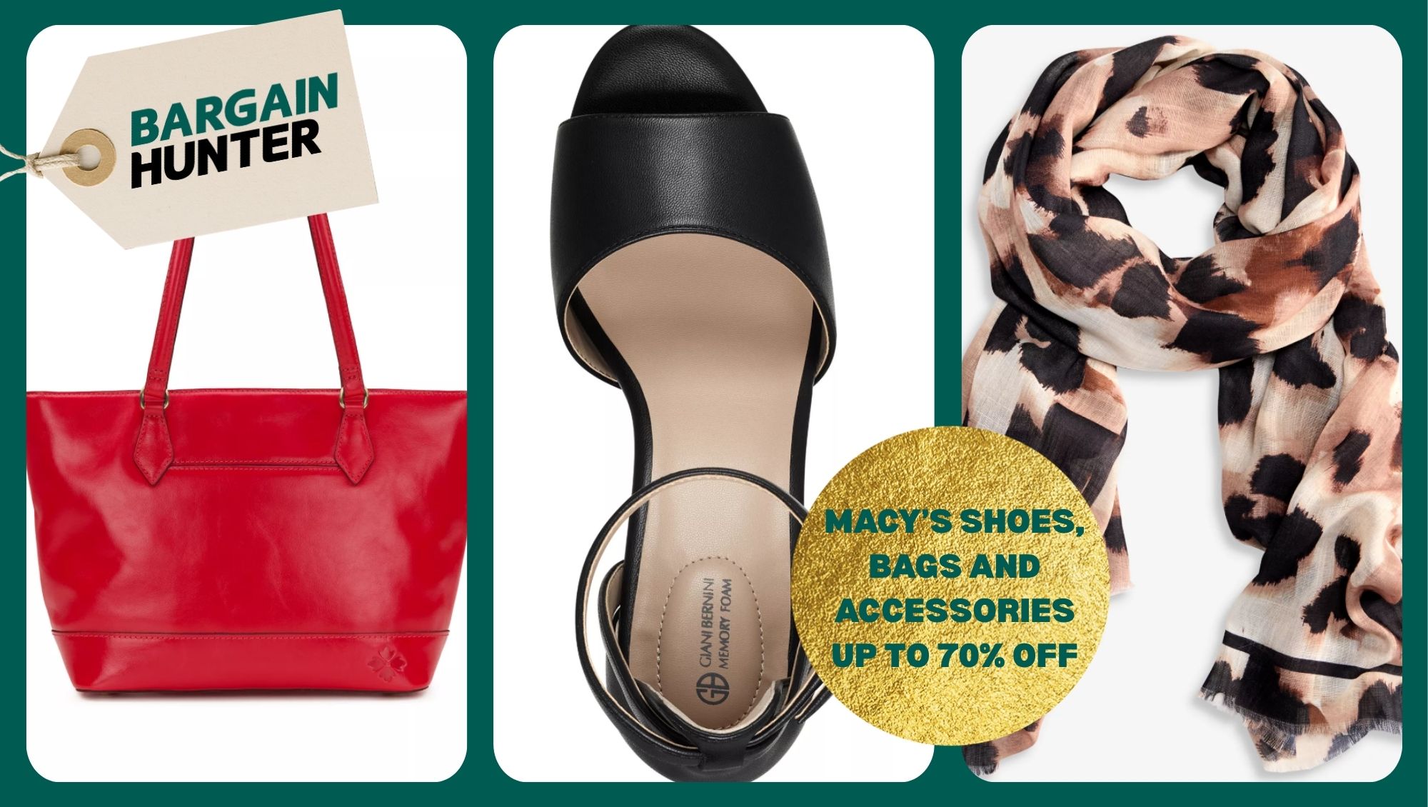 Macy's shoes, handbags and accessories