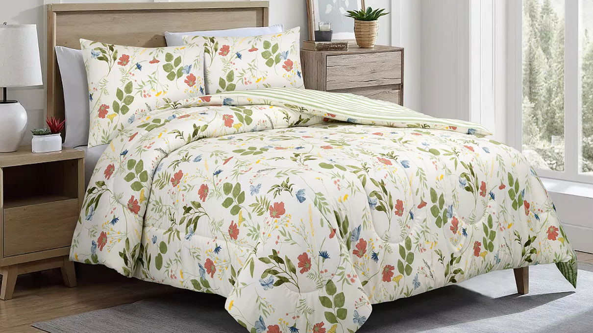 Macy's Wispy Floral Comforter Set