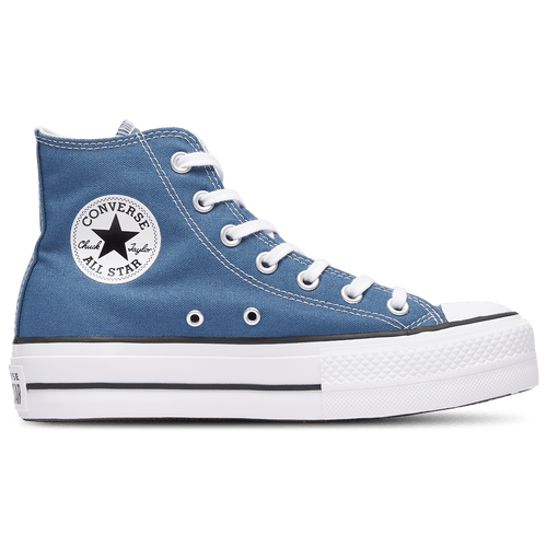 Converse Womens CTAS Lift Hi – Basketball Shoes – Egret / Slacker Blue