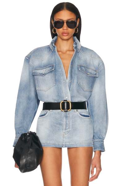 Alexandre Vauthier Denim in Blue