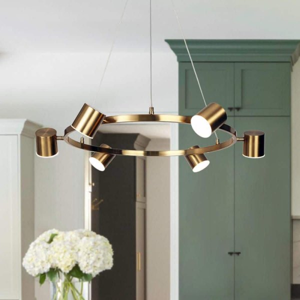 Modern Chandelier, Adjustable Pendant Light for Kitchen Island