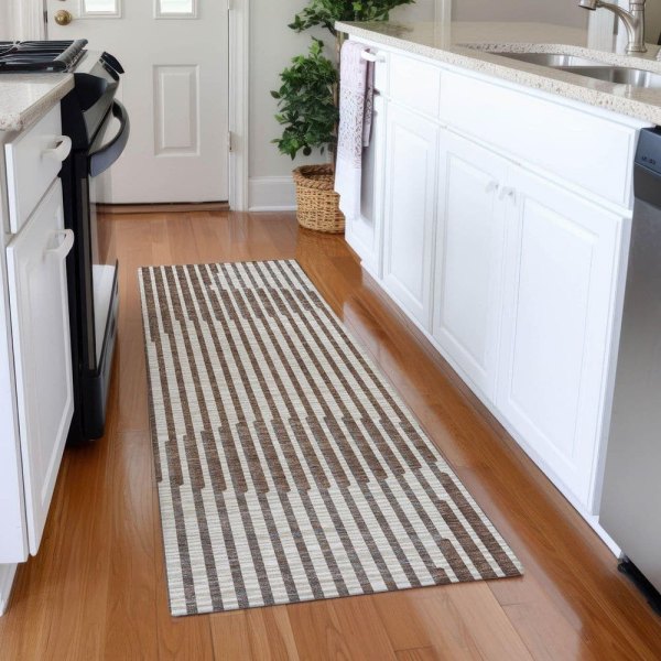 Machine Washable Abstract ft. x 7 ft. 6 in. Rug