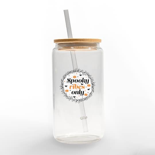 16 oz Glass Can Cup By Designs Direct | 3 x 5.8 | Michaels