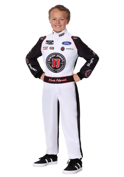Boys #4 Kevin Harvick(R) Jimmy Johns Nascar Uniform Costume