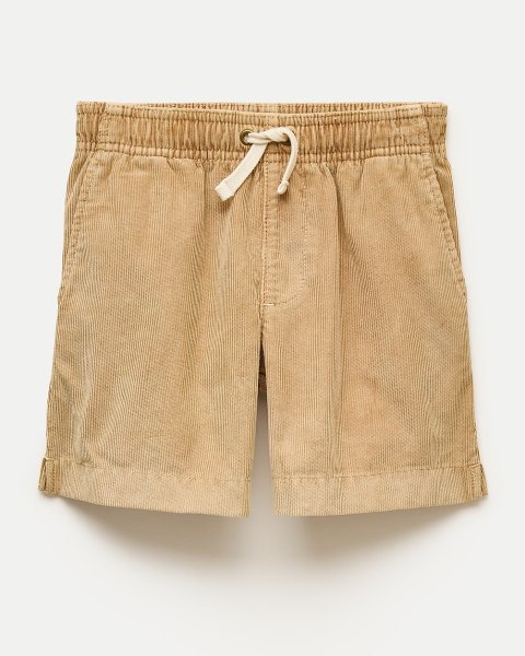 Everyday drawstring short in corduroy