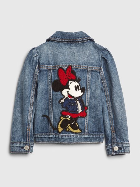 Gap Disney Baby Toddler Minnie Mouse Icon Denim Jacket