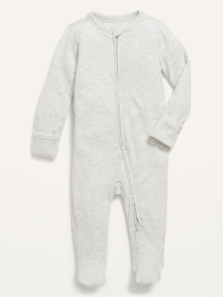 2-Way-Zip Sleep Play Footed One-Piece for Baby