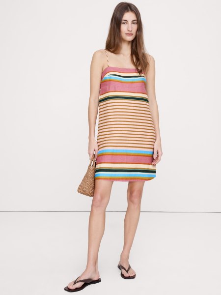 Linen Mini Dress