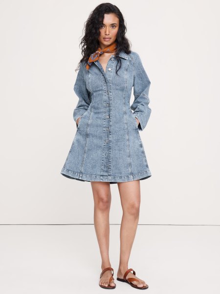 Denim Mini Dress