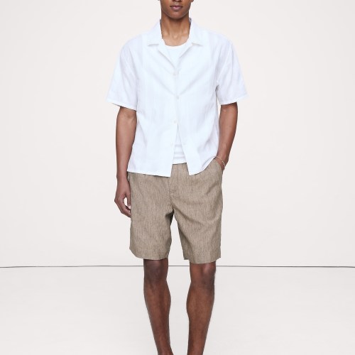 Linen Pull-On Short
