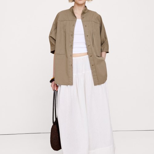 Cotton Twill Utility Tunic