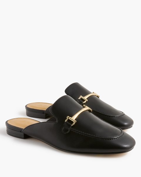 Bit loafer mules