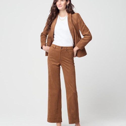 sueded full-length Ella pant