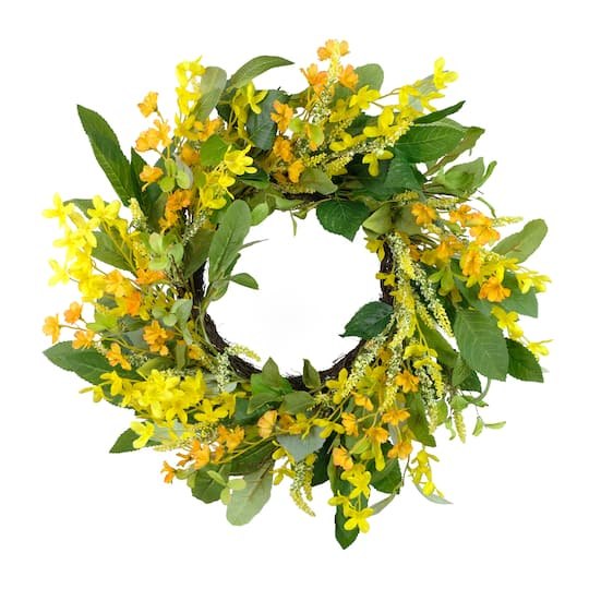 24 Spring Wreath By Puleo International | Michaels