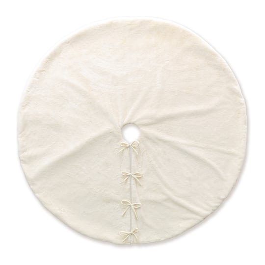 Glitzhome Faux Rabbit Christmas Tree Skirt | Michaels