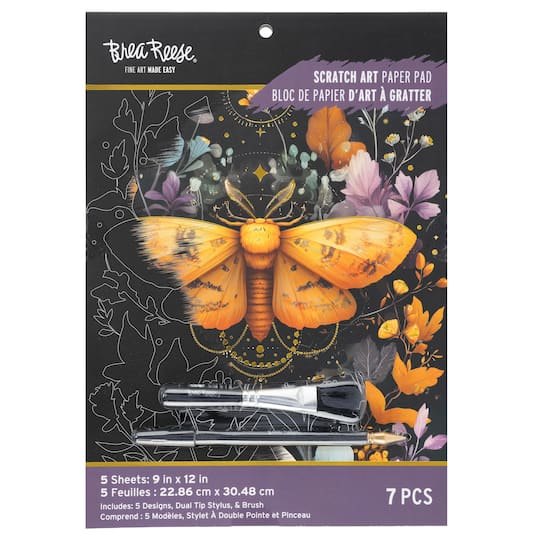 Brea Reese 9 x 12 Scratch Art Paper Pad | Michaels