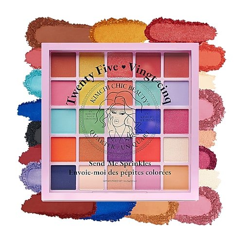 KimChi Chic Beauty Twenty Five Palette - 01 Send Me Sprinkles, One Size, Multiple Colors