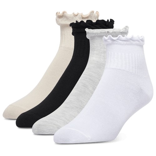 LCKR Kids Ruffle Socks 4 Pack Multi