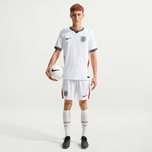 England 2026 Match Home Nike Mens Aero-FIT Soccer Authentic Shorts in White | IB5236-100