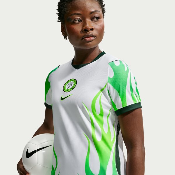 Nigeria 2026 Stadium Away Nike Womens Dri-FIT Soccer Replica Jersey in White | IB4583-100