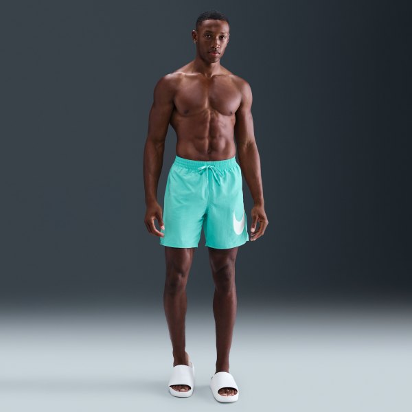 Nike Mens Swim Breaker 7 Fully Lined Volley Short in Blue | NESSF508-468
