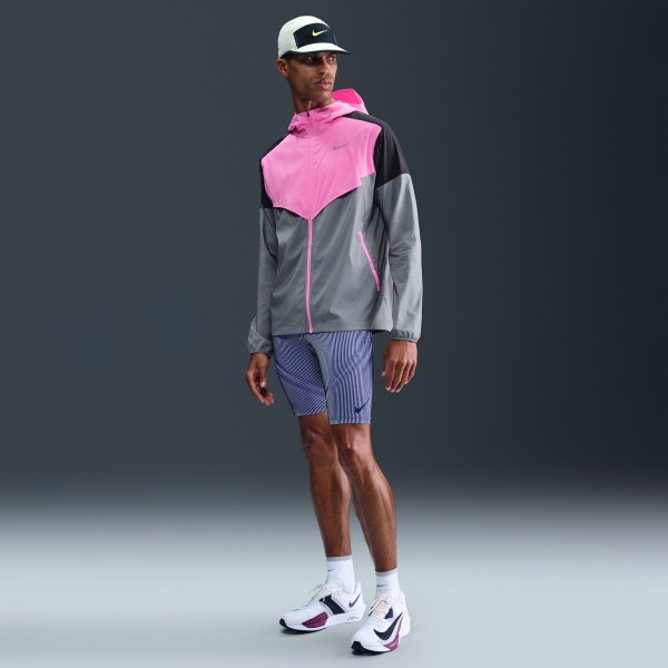 Nike Mens AeroSwift Dri-FIT ADV Running 1/2-Length Tights in Purple | FN3369-510