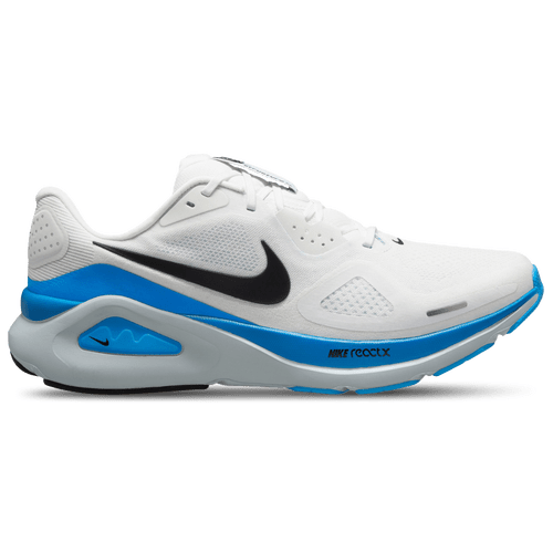 Nike Mens Structure 26 - Running Shoes - White / Black / Blue