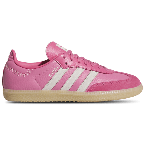 Girls adidas Originals Samba - Girls Grade School - Off White / Bliss Pink / Bliss Pink