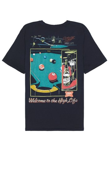 Junk Food Welcome To The High Life Tee in Blue