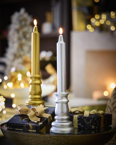 Candlestick-Shaped Candle