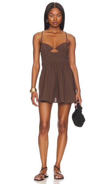 SNDYS Dress in Chocolate