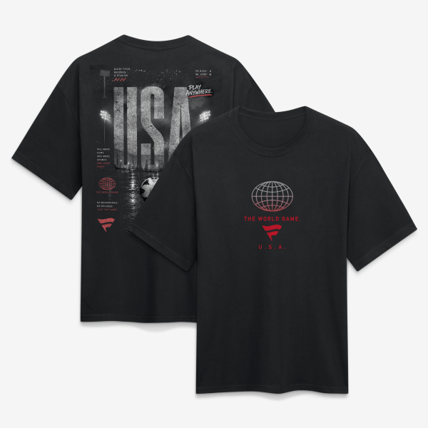 Mens Fanatics Black Streets Of The World Heavyweight T-Shirt