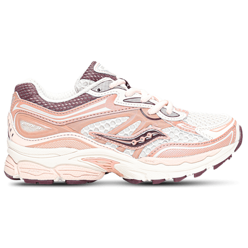 Saucony Girls Omni 9 - Girls Preschool Running Shoes - Pink / White