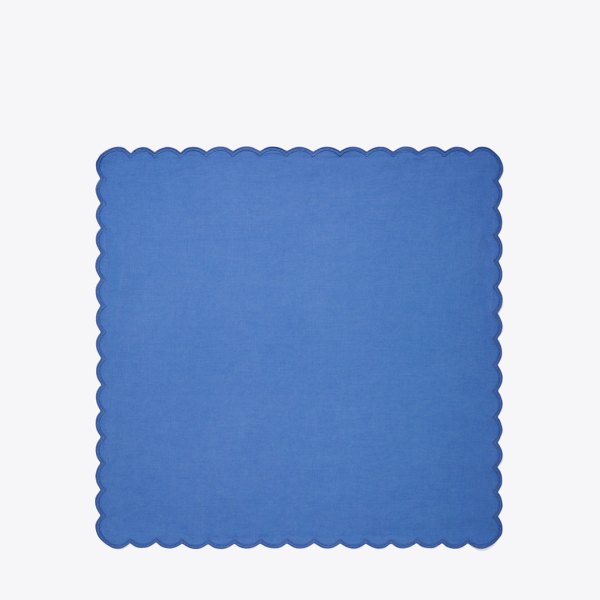 Tory Burch Scalloped Dinner Linen Napkin, Set of 6