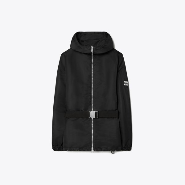 Tory Burch Long Belted Anorak