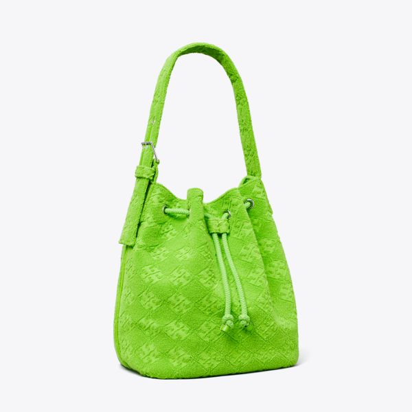 Tory Burch T Monogram Terry Oversized Bucket Bag