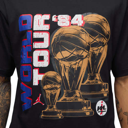 Jordan Mens NC World Tour Short Sleeve Crewneck