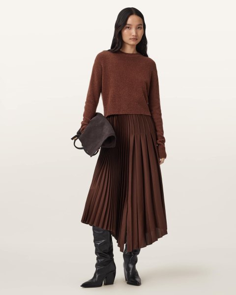 AllSaints 2-In-1 Maxi Dress