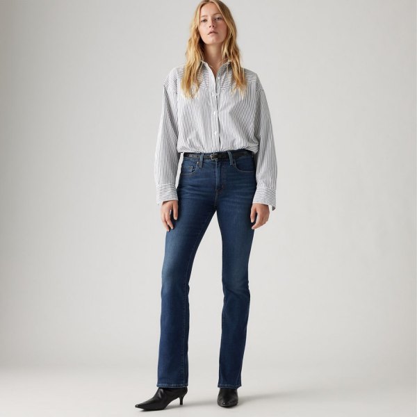 Levis High Rise Bootcut Womens Jeans