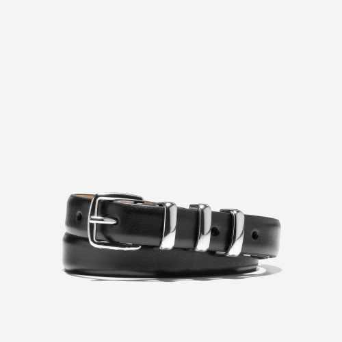 Cole Haan Womens 20MM Harness Belt with Feather Edge