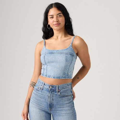 Levis Jadine Denim Cami Tank Top – Womens XS