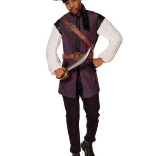 Adult Regal Rebels Pirate Vest Spirit Halloween