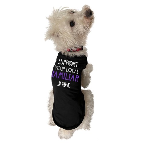 Familiar Pet T Shirt, Black/Purple, Pet Spirit Halloween